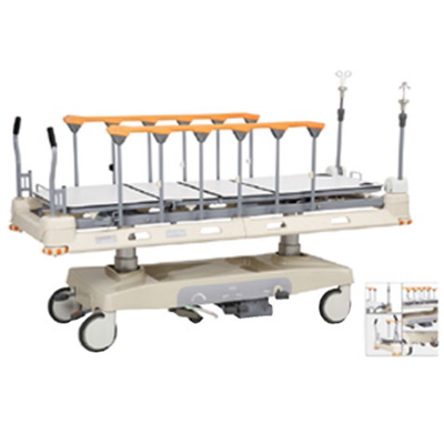 上海躍進(jìn)LS-EA7C醫(yī)用搶救床對接車平車轉(zhuǎn)運交接手術(shù)擔(dān)架車